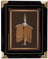 Embossed Serigraph by Erte Ert