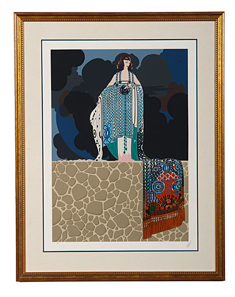 Embossed Serigraph by Erte Ert?