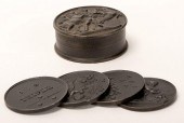 EMBOSSED STEEL WHIST COUNTER B