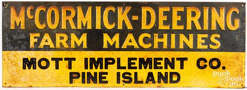 EMBOSSED TIN ADVERTISING