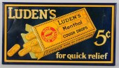 Embossed Tin Luden's Cough Dro