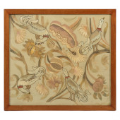 EMBROIDERED ANTIQUE NEEDLEPOIN