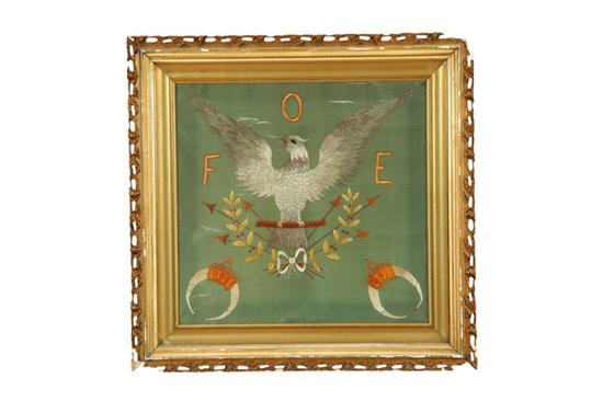 EMBROIDERED EAGLE.  American or