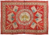 Embroidered palampore , centra
