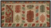 Embroidered Panel Rhodes, Gree