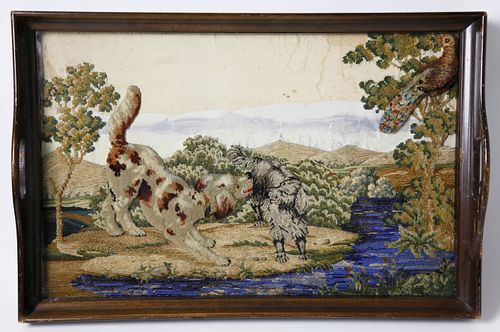 EMBROIDERY AND MIXED MEDIA WOOD