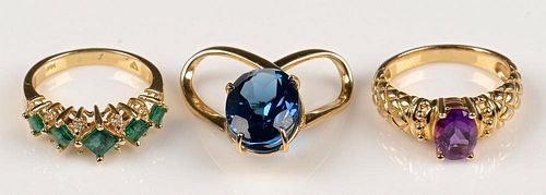 EMERALD, AMETHYST, TOPAZ JEWELRY1st