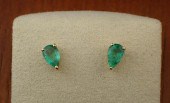 EMERALD AND EIGHTEEN KARAT GOL