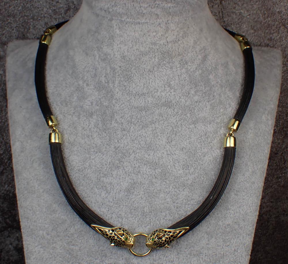 EMERALD AND FOURTEEN KARAT GOLD