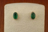EMERALD AND FOURTEEN KARAT GOL