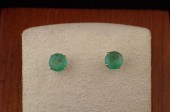 EMERALD AND FOURTEEN KARAT GOL