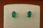 EMERALD AND FOURTEEN KARAT WHI