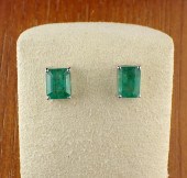 EMERALD AND FOURTEEN KARAT WHI