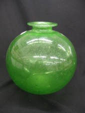 Emerald Art Glass Vase infusio