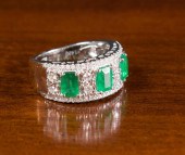 EMERALD, DIAMOND AND GOLD EFFY