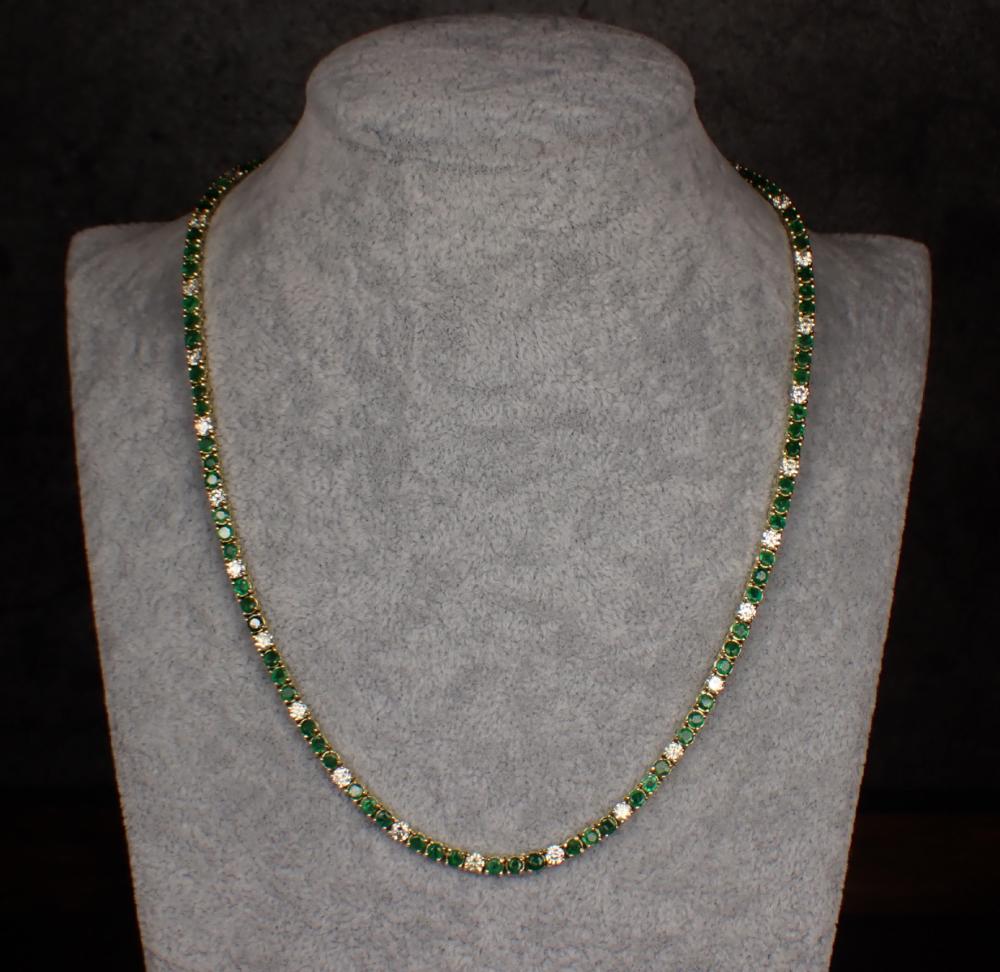 EMERALD, DIAMOND AND GOLD LINE