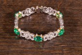EMERALD, DIAMOND AND PLATINUM