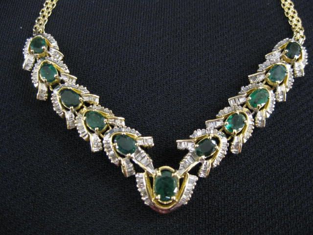Emerald & Diamond Necklace 11
