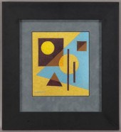 Emil Bisttram ''Untitled'' enc