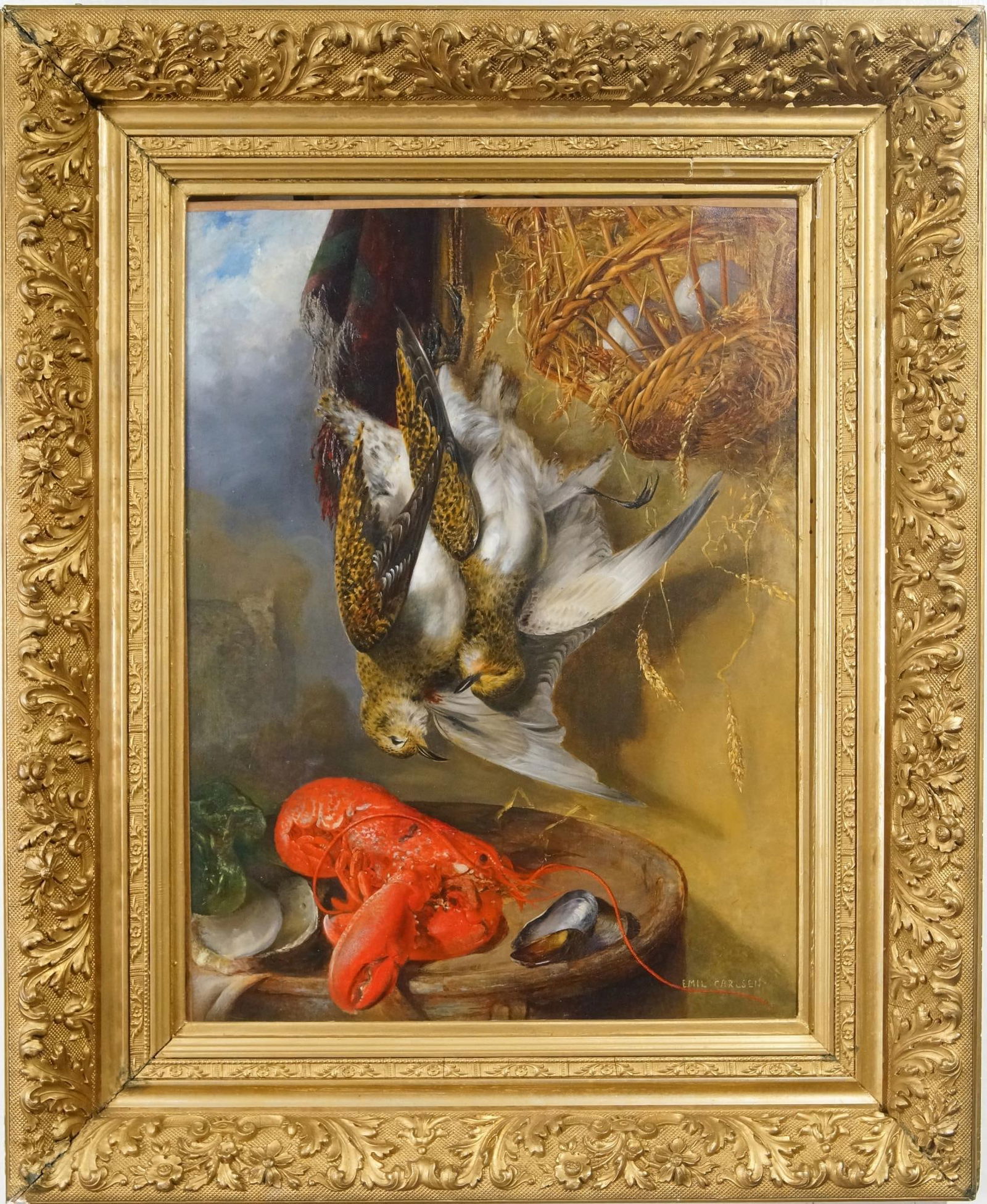 EMIL CARLSEN (1848-1932) OIL ON