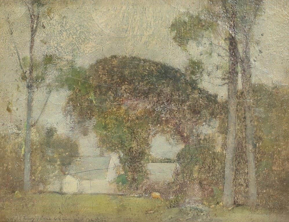 EMIL CARLSEN OIL ON BOARD J.