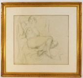 EMIL GANSO RECUMBENT FEMALE NU