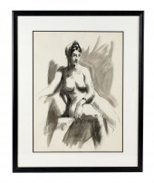 EMIL KOSA, JR.: "SEATED NUDE"i
