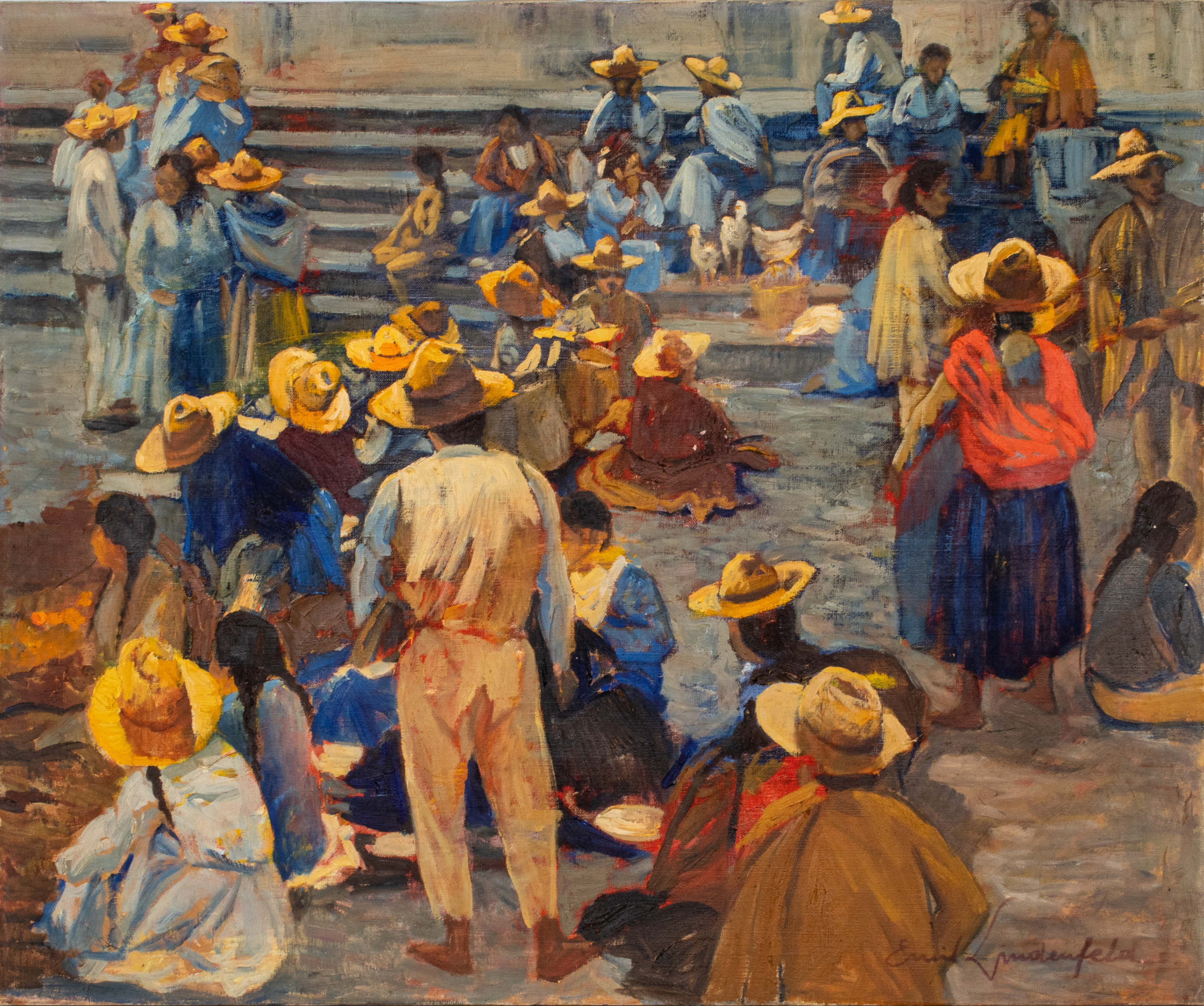 EMIL LINDENFELD MARKETPLACE SCENE