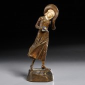 EMIL MEIER, ENAMELED BRONZE SC