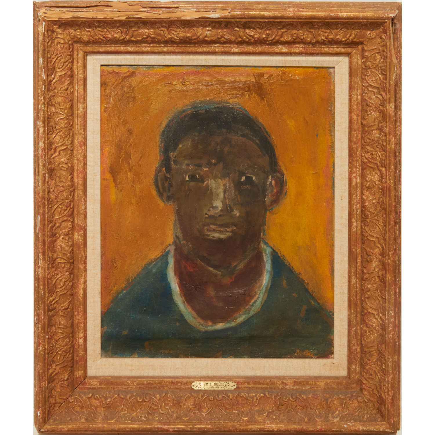 EMIL NOLDE (MANNER), OIL ON CANVAS,