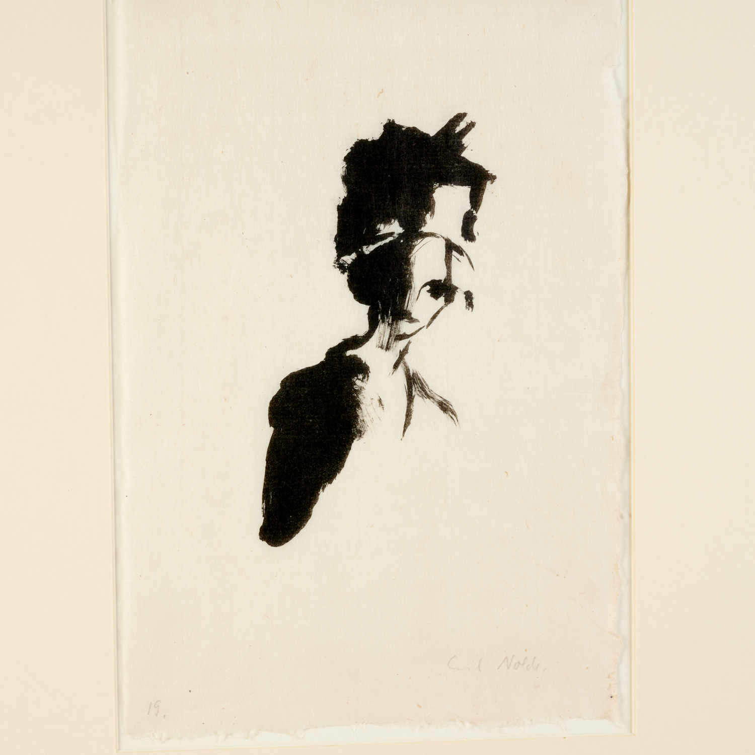 EMIL NOLDE, RARE LITHOGRAPH, 1911