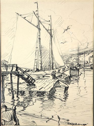 EMILE ALBERT GRUPPE GRAPHITE ON