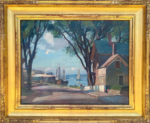 EMILE ALBERT GRUPPE OIL ON CANVAS