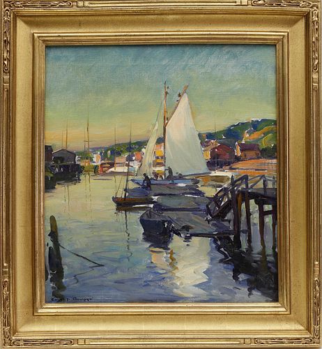 EMILE ALBERT GRUPPE OIL ON CANVAS