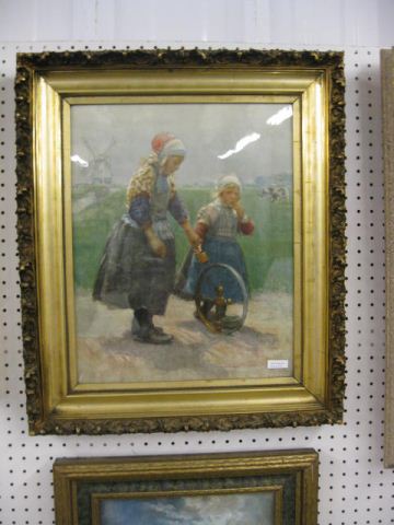 Emile Charlet Lithograph Dutch