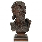 EMILE EGAZE FRENCH BRONZE BUST