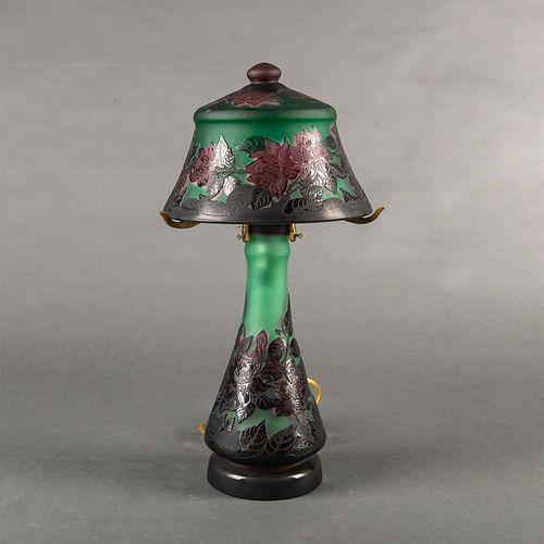 EMILE GALLE CAMEO GLASS FLORAL