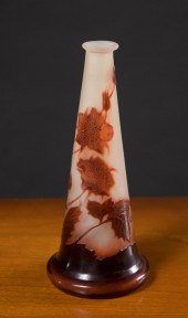 EMILE GALLE CAMEO GLASS VASEEM
