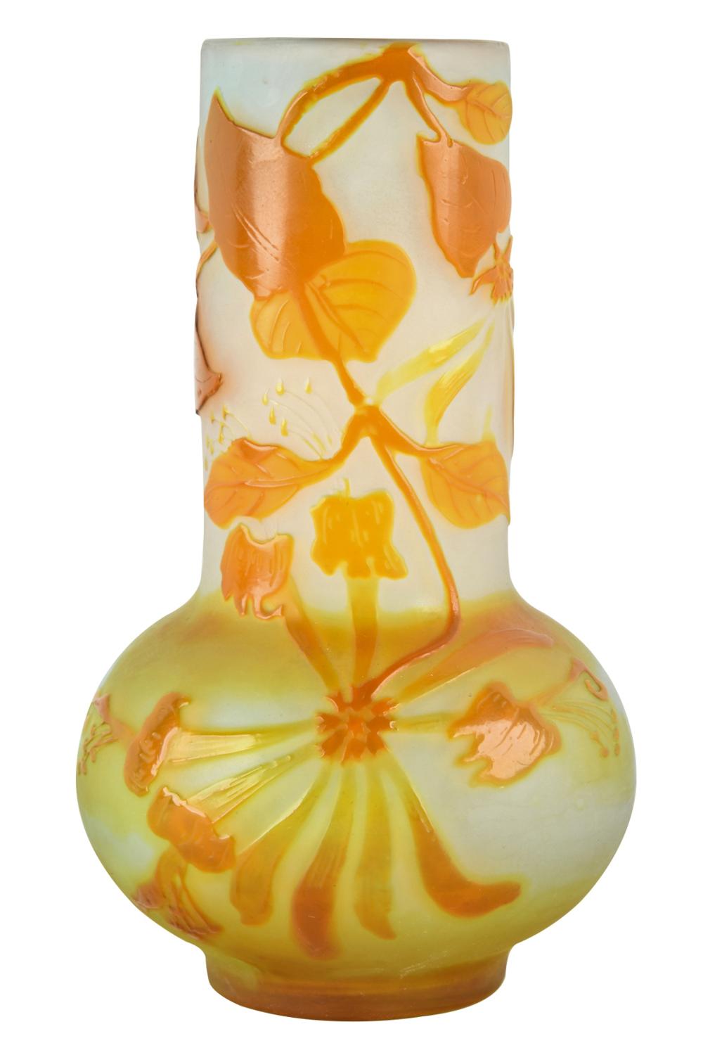 EMILE GALLE: CAMEO GLASS VASEsigned