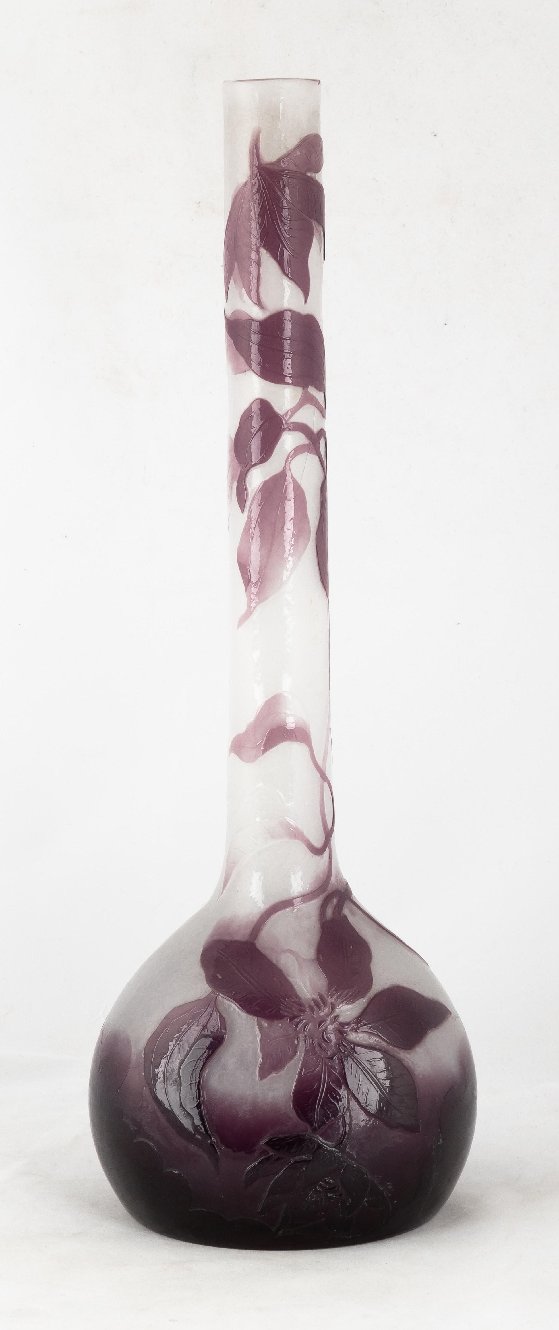 EMILE GALLE CAMEO VASE Fire
