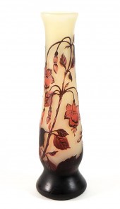 EMILE GALLE FLORAL CAMEO ART G