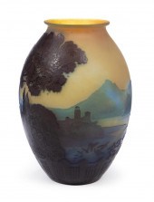 EMILE GALLE "LAKE COMO" GLASS