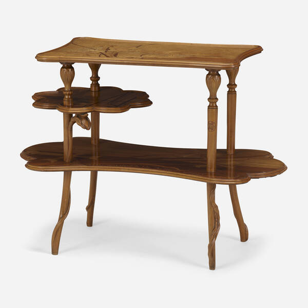 Émile Gallé. Marquetry Fleur
