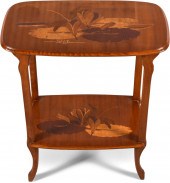 EMILE GALLE MARQUETRY INLAID M