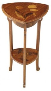 EMILE GALLE MARQUETRY INLAID T