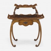 Émile Gallé. Marquetry tea tab