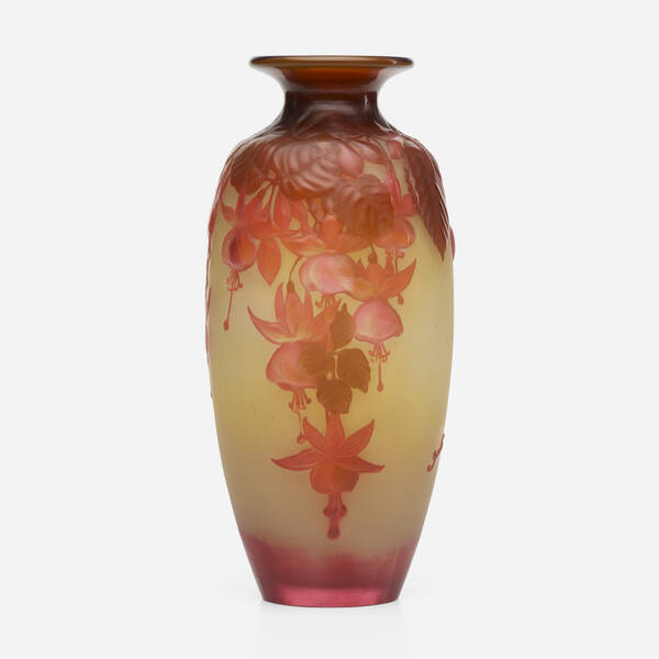 Émile Gallé. Mold-blown vase with