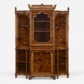 Émile Gallé. Rare marquetry ca