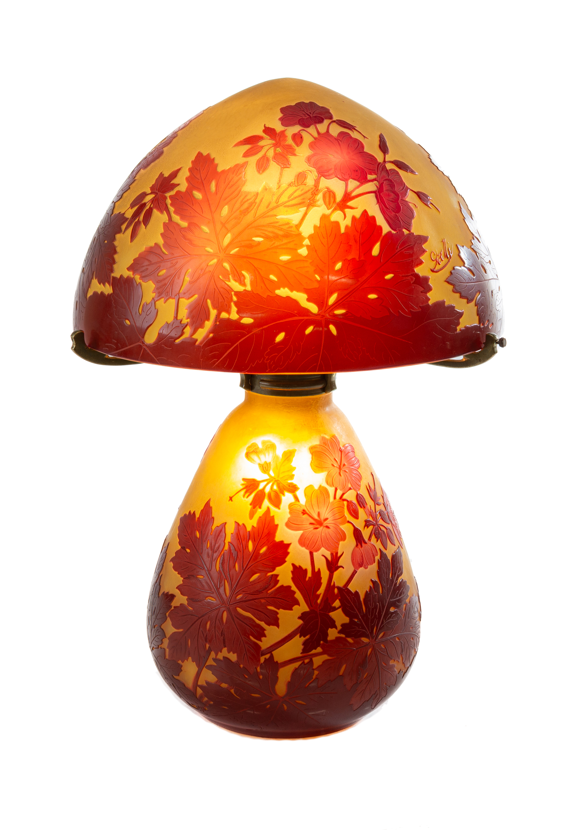 EMILE GALLE TABLE LAMP Circa