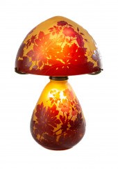 EMILE GALLE TABLE LAMP Circa 1